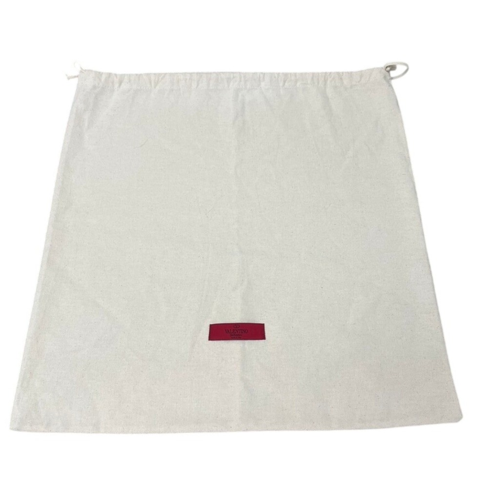Valentino Garavani Dust Bag Cream Large 19.5x19 Cotton Drawstring Storage Travel